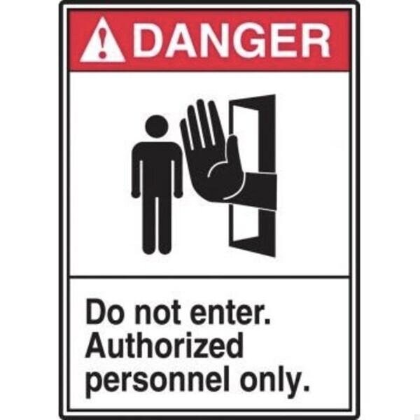 Accuform ANSI DANGER SAFETY SIGN DO NOT MRDM103VP MRDM103VP - main